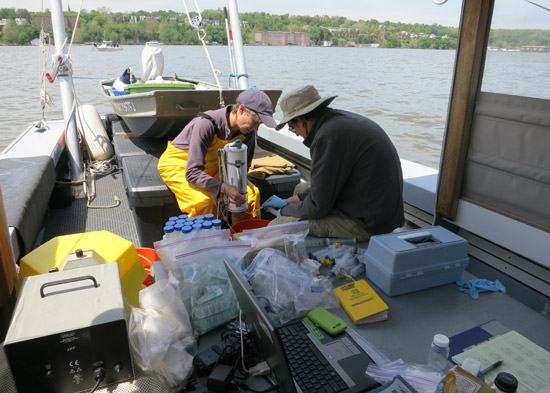 water quality testing with Columbia and Cuny