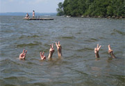 recreating swimming in Hudson